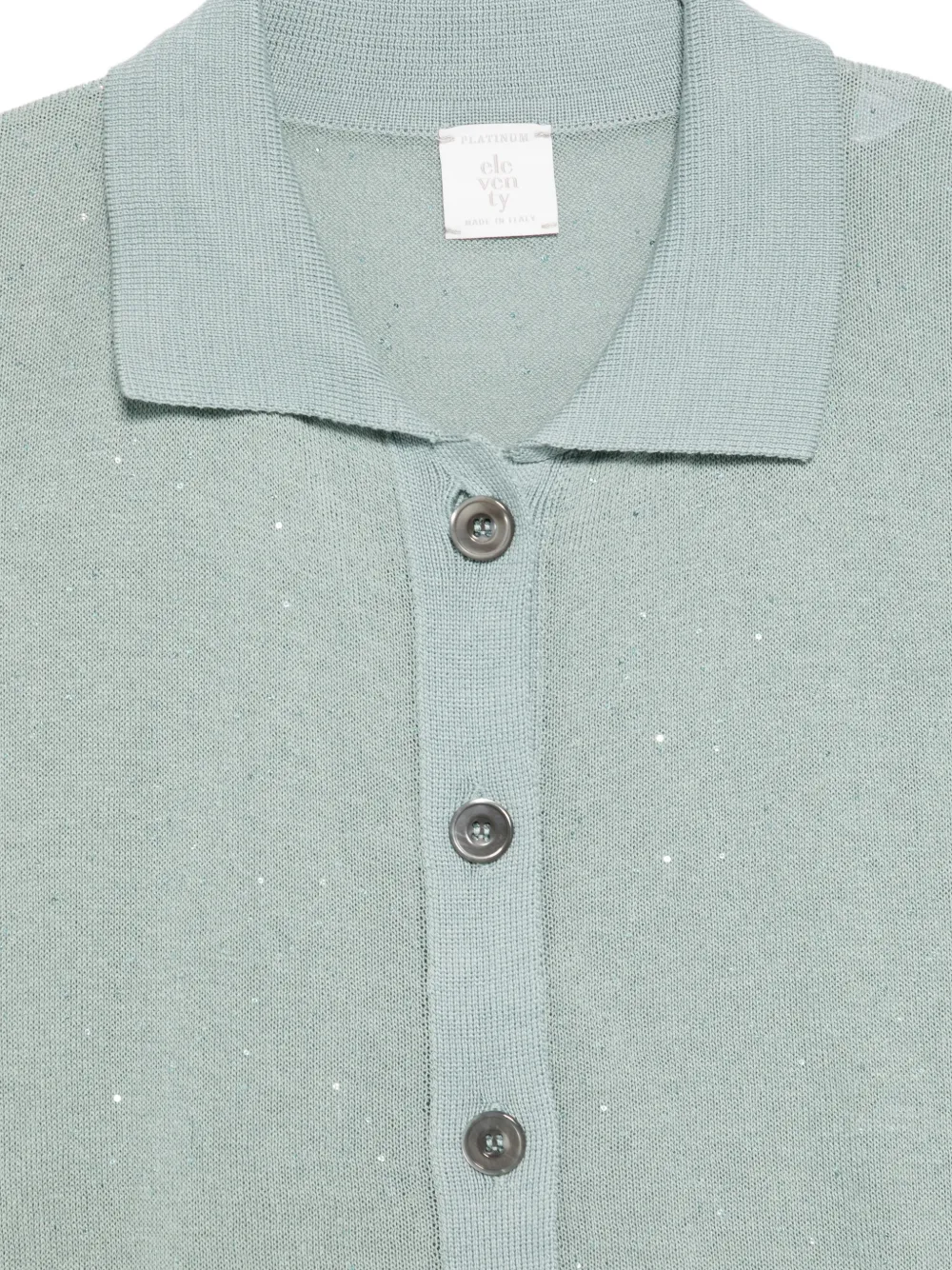  Eleventy Button-fastening Cardigan - Green 