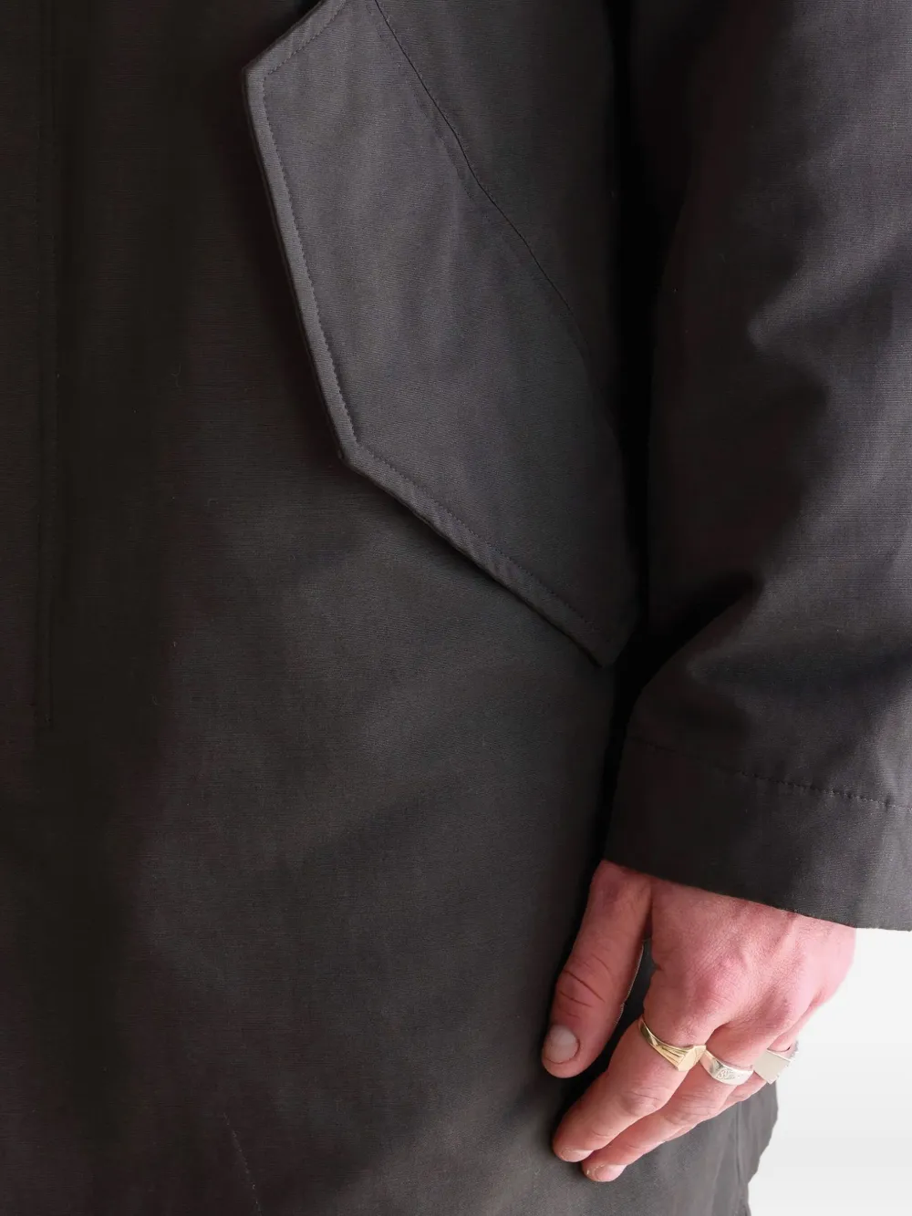 Bellerose Hanson Hooded Parka In Black