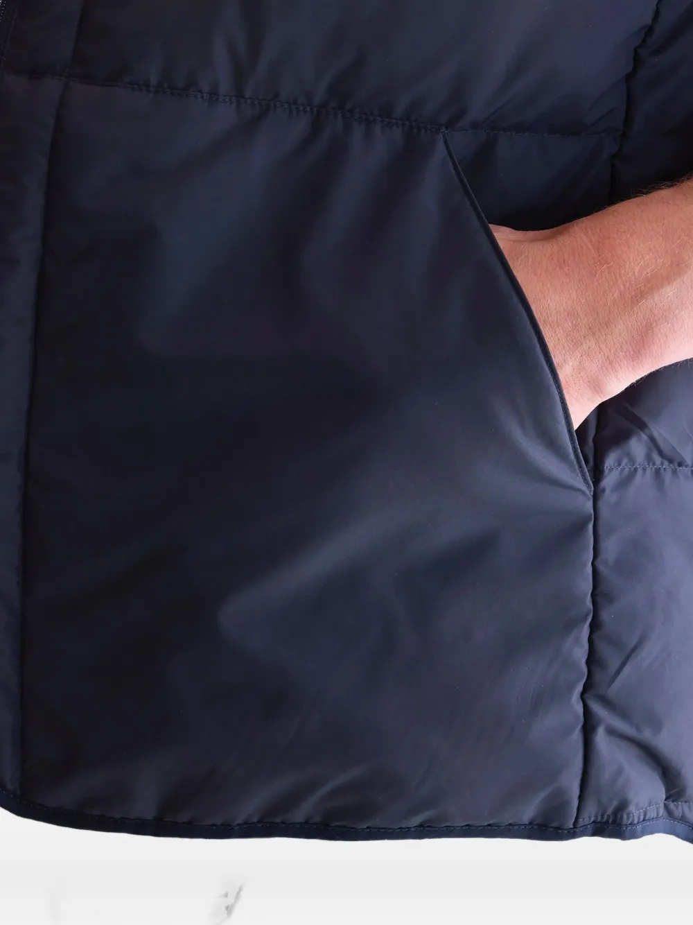 Bellerose Hoch Quilted Zip-fastening Gilet In Blue