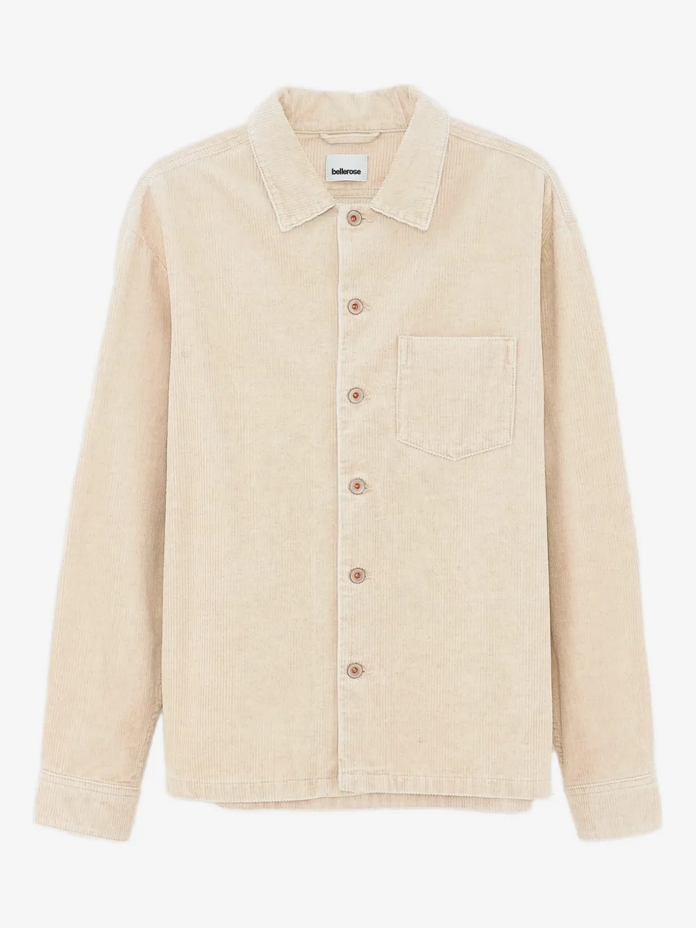 Bellerose Goney pocket-chest corduroy shirt | Neutrals | Image 1