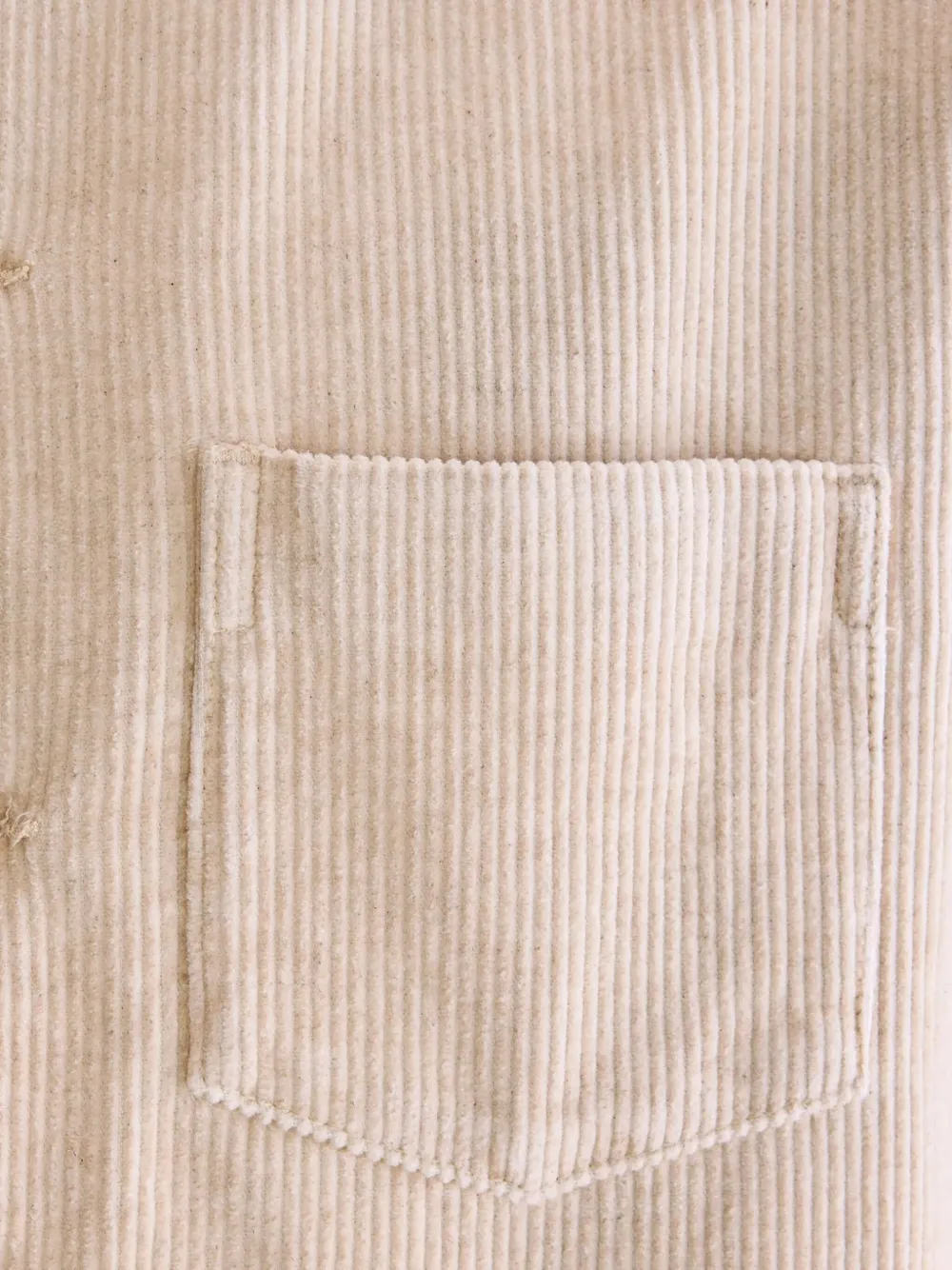 Bellerose Goney Pocket-chest Corduroy Shirt In Neutral
