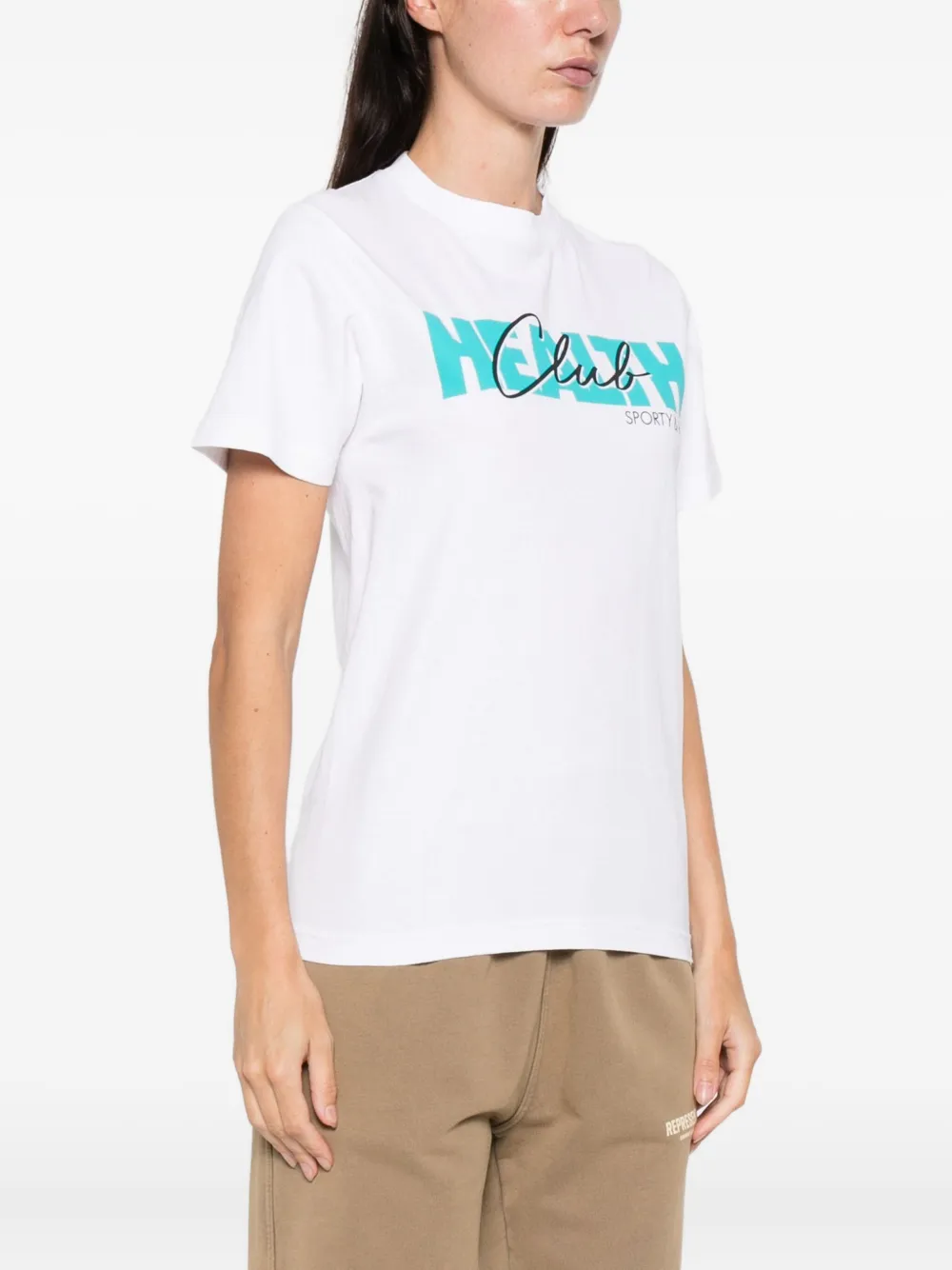Sporty & Rich 80s Club T-shirt Wit