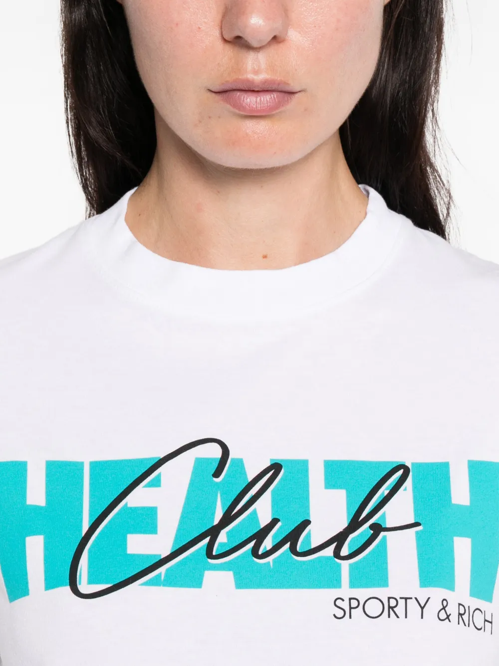 Sporty & Rich 80s Club T-shirt Wit