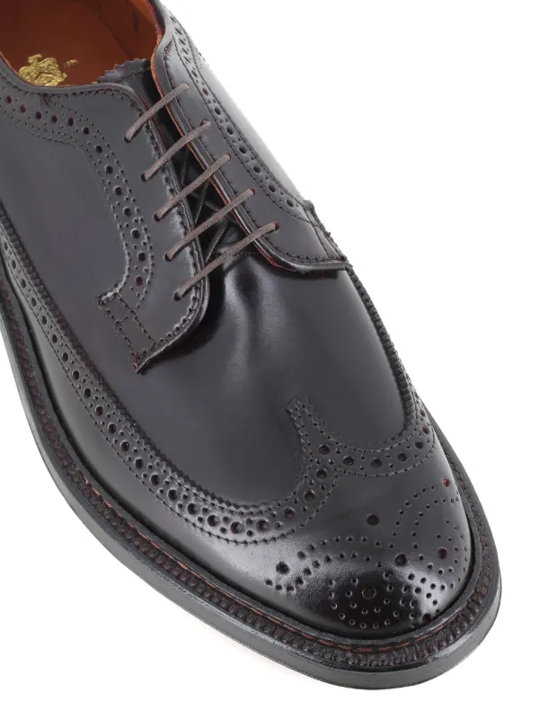 Alden Perforated Wingtip Derby | Brown | FARFETCH ZA
