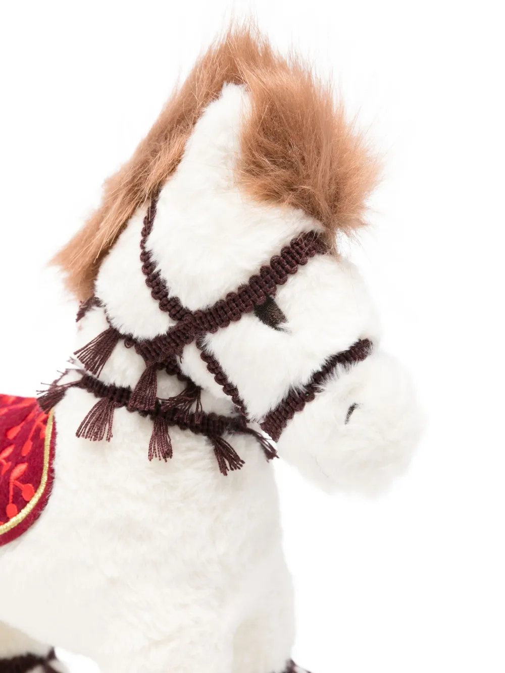 Bonpoint Zadel speelgoed met kwastjes Wit