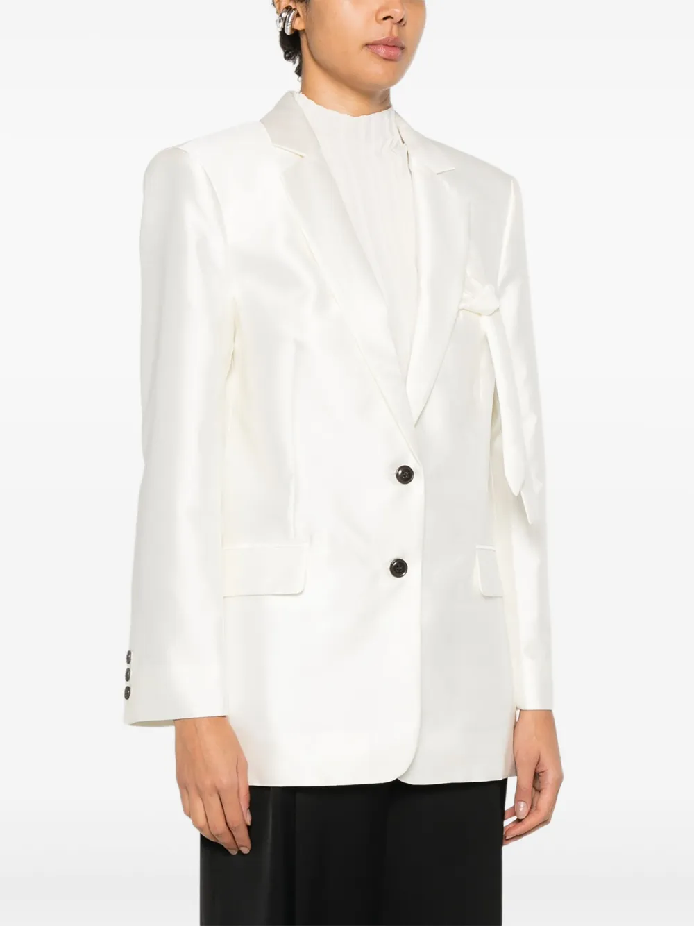 The Garment Button-fastening Blazer In White
