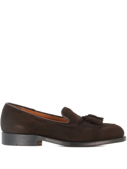 Alden tassel suede loafers