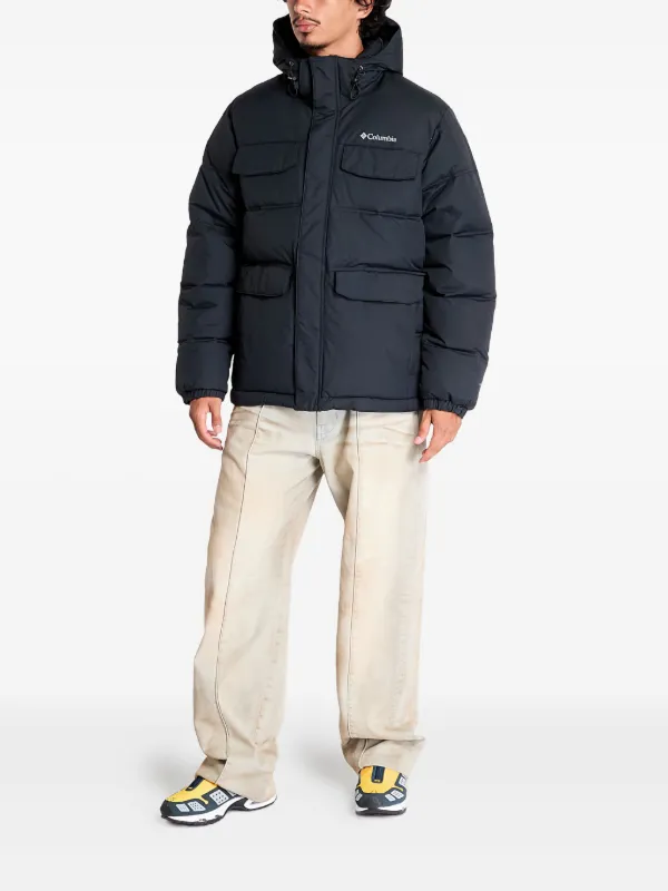 Columbia Landroamer™ Hooded Puffer Jacket | Black | FARFETCH ID