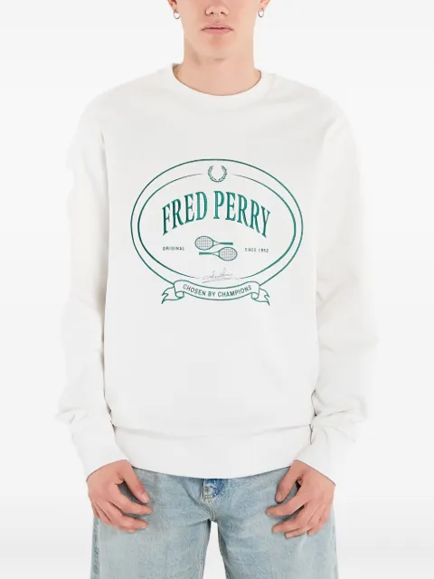 Fred Perry graphic-print sweatshirt