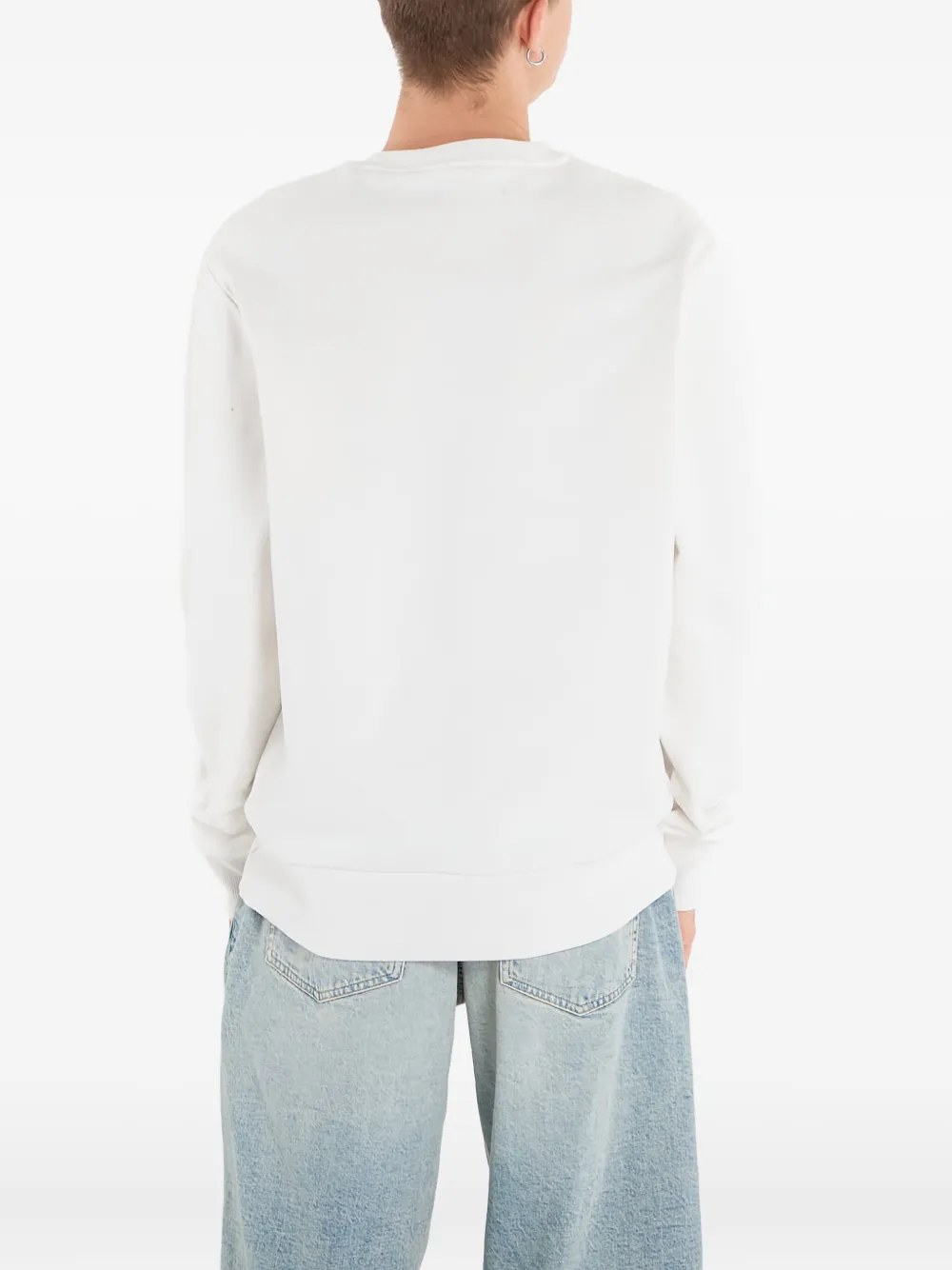 Fred Perry Sweater met print Wit