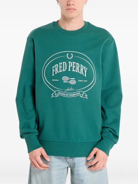 Fred Perry graphic crew-neck sweatshirt
