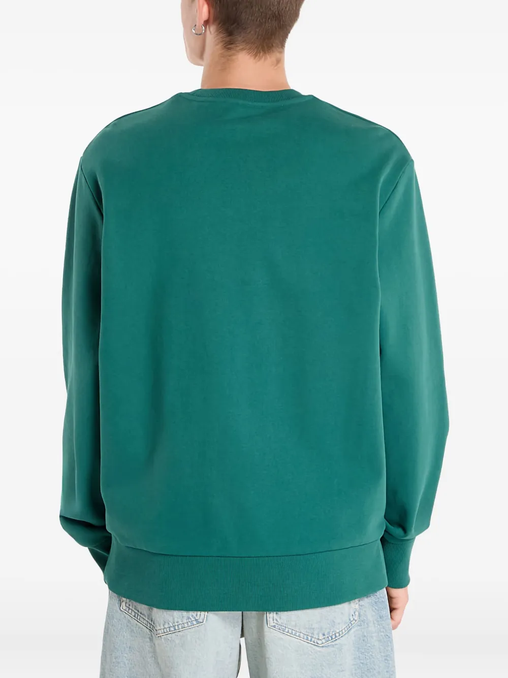 Fred Perry Sweater met ronde hals Groen