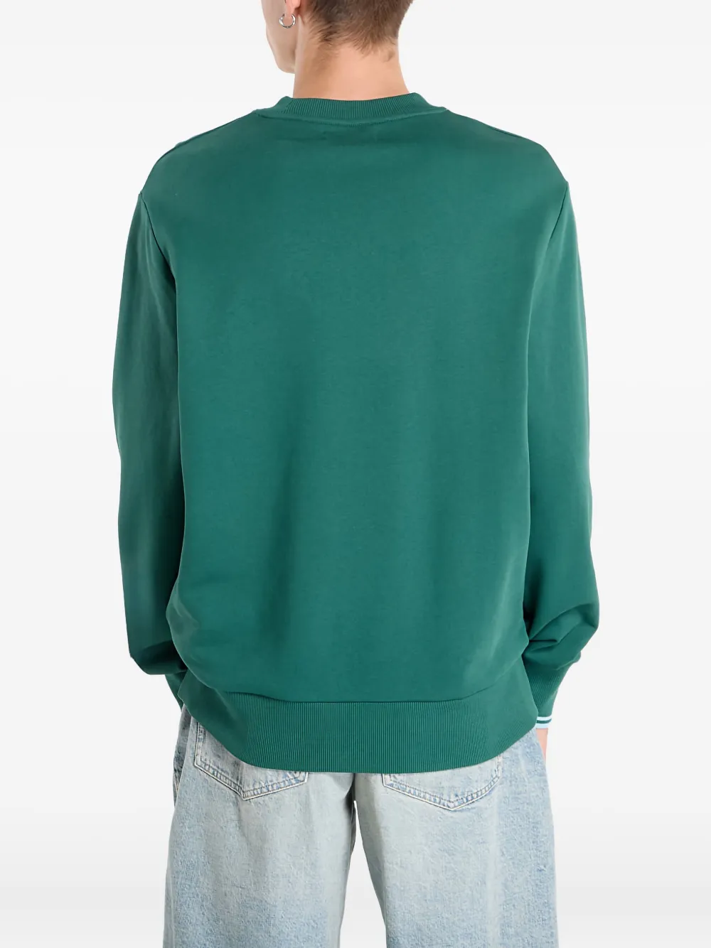 Fred Perry Crew-neck Sweatshirt In Green