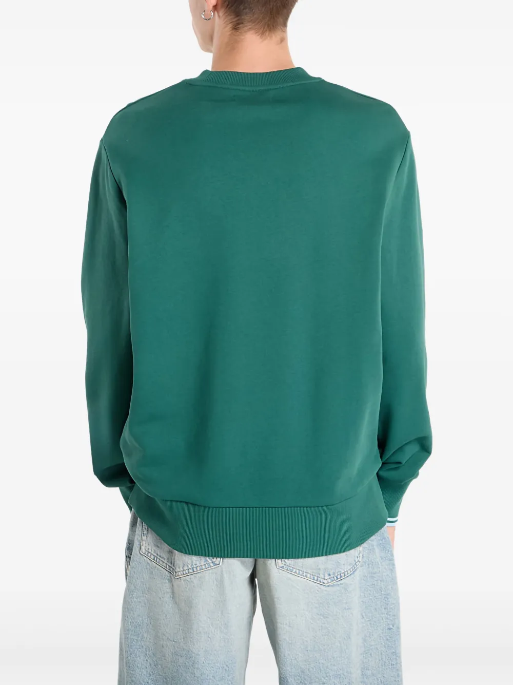 Fred Perry Sweater met ronde hals Groen