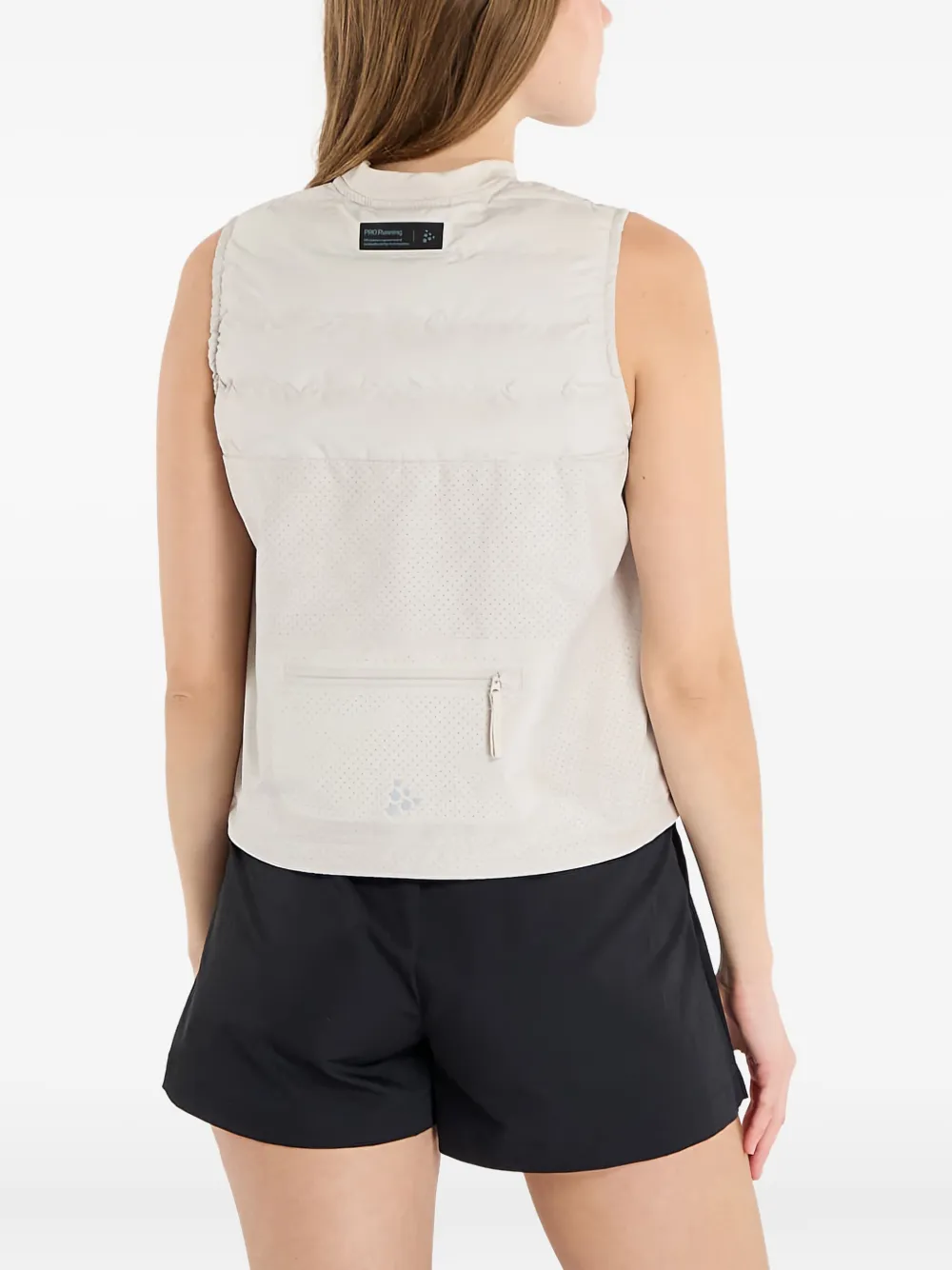 CRAFT Subz gewatteerde bodywarmer met rits Beige