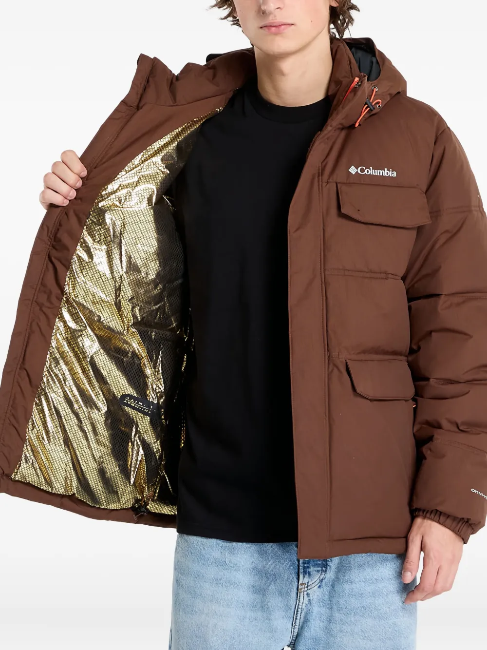 Columbia Landroamer™ donsjack met capuchon Bruin