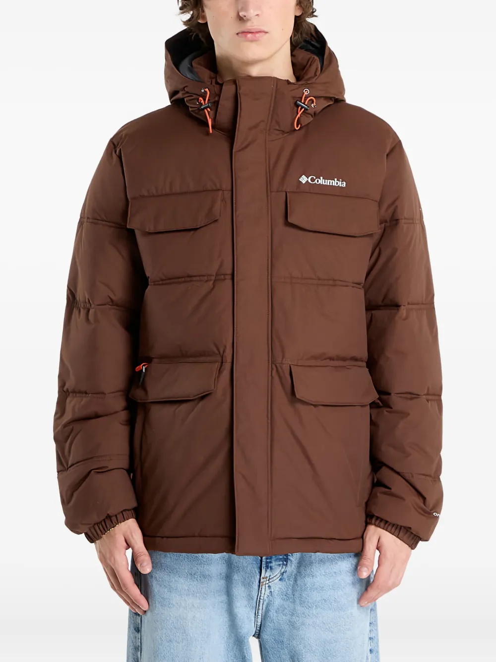 Columbia Landroamer™ hooded puffer jacket | Brown | Image 1