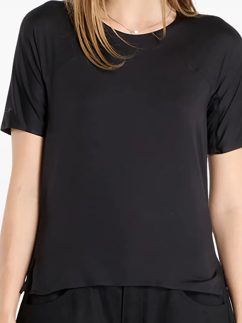 Y-3 T-shirt met logoprint Zwart