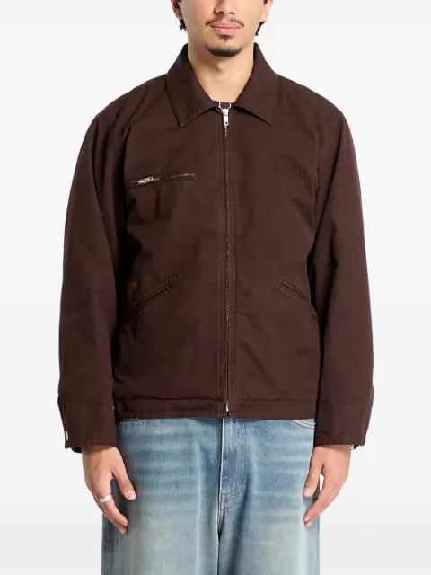 MM6 Maison Margiela logo-embroidered jacket