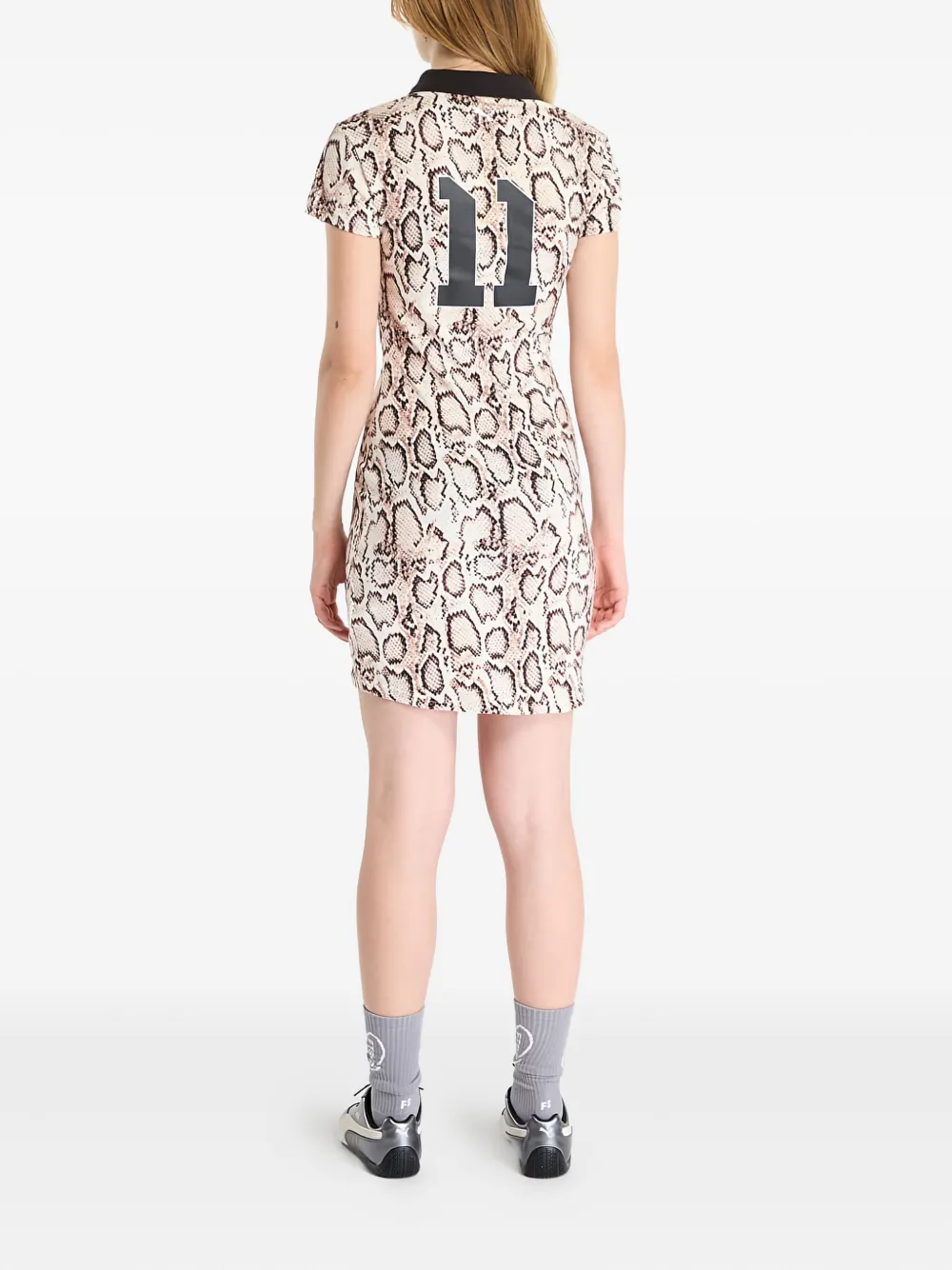 PUMA x A$AP ROCKY mini-jurk met slangenpatroon Beige