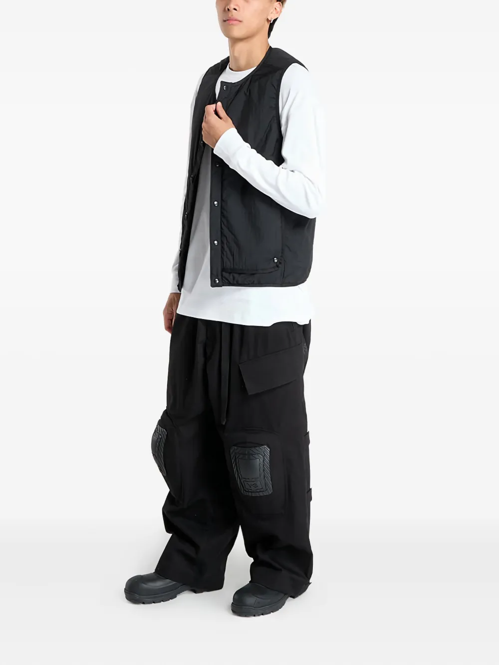 Y-3 Liner button gilet | Waistcoats & Gilets | Image 2