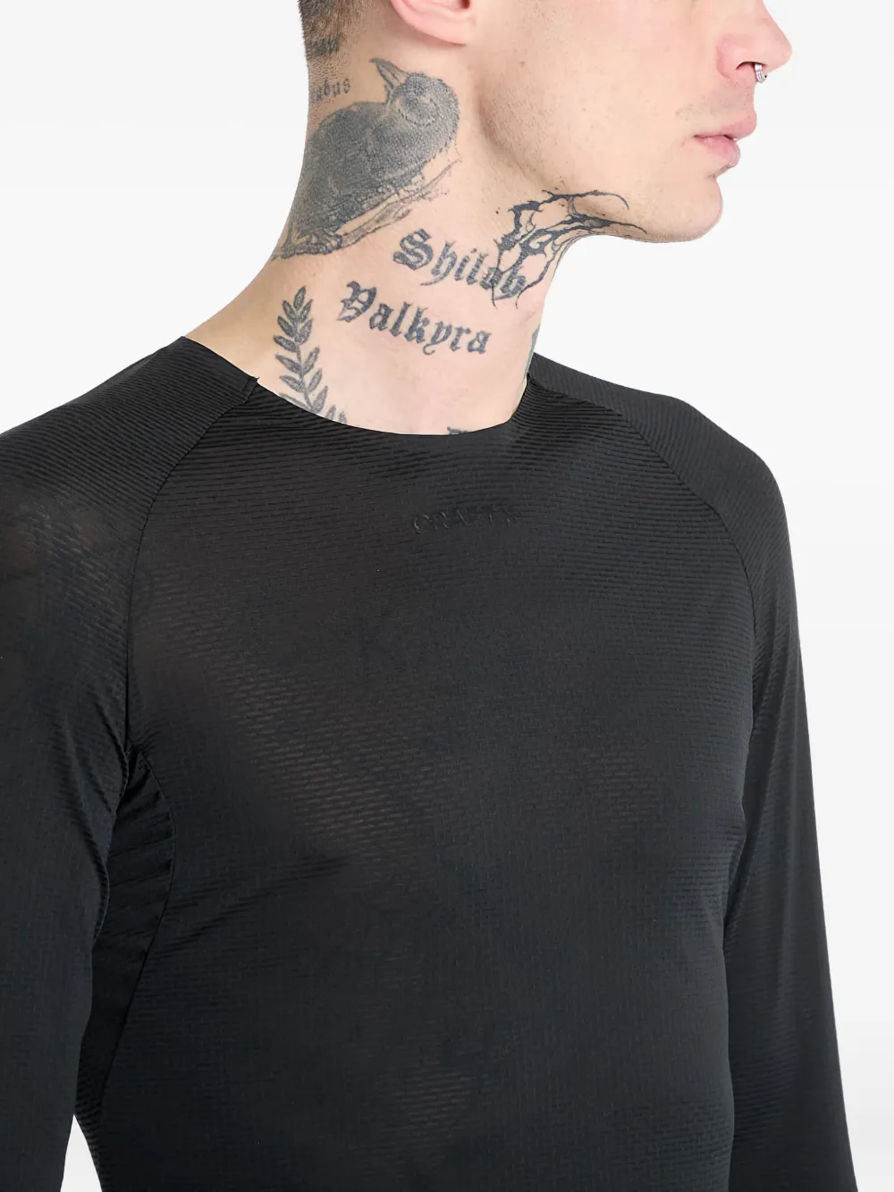 Craft Pro Dry Nanoweight Long-sleeve T-shirt In Black