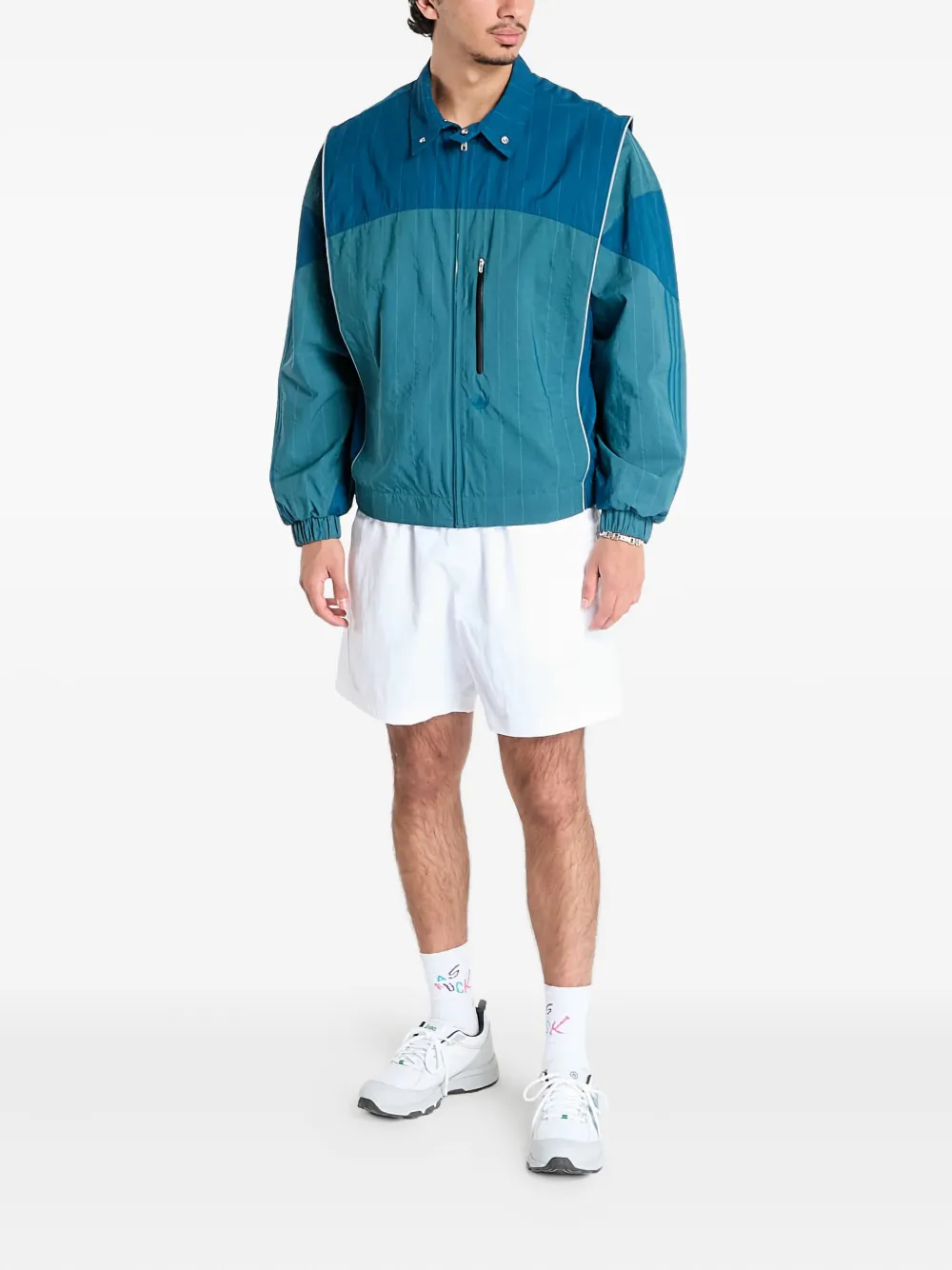 adidas coupe-vent à rayures | Coupe-vents & vestes de sport | Image 2