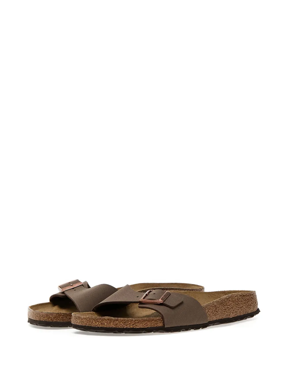 Birkenstock Madrid Birko-flor Nubuck Sandals In Brown