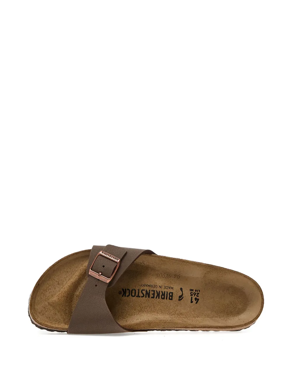 Birkenstock Madrid Birko-flor Nubuck Sandals In Brown
