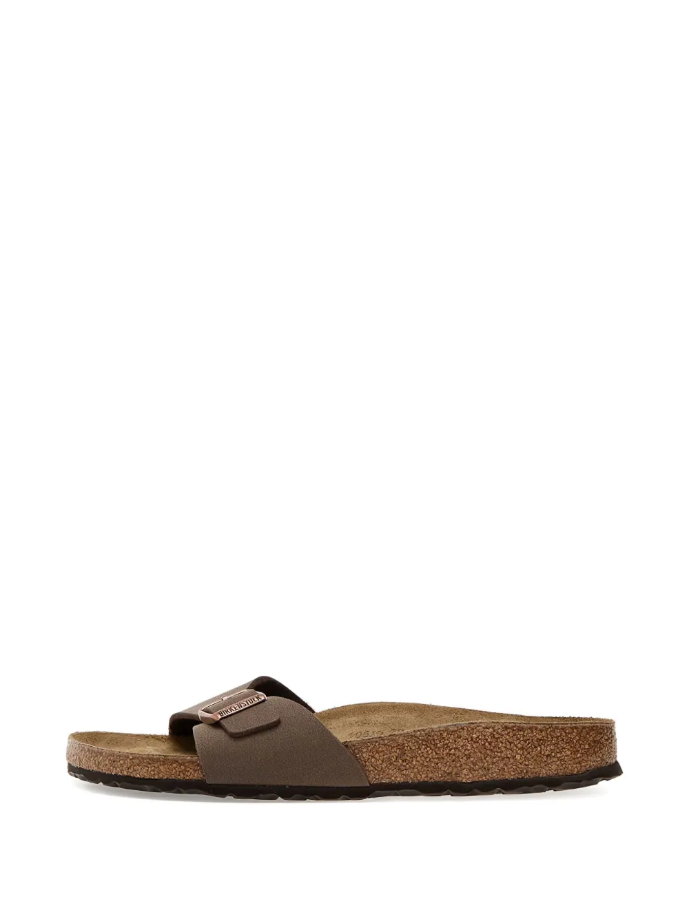 Birkenstock Madrid Birko-Flor nubuck sandalen Bruin