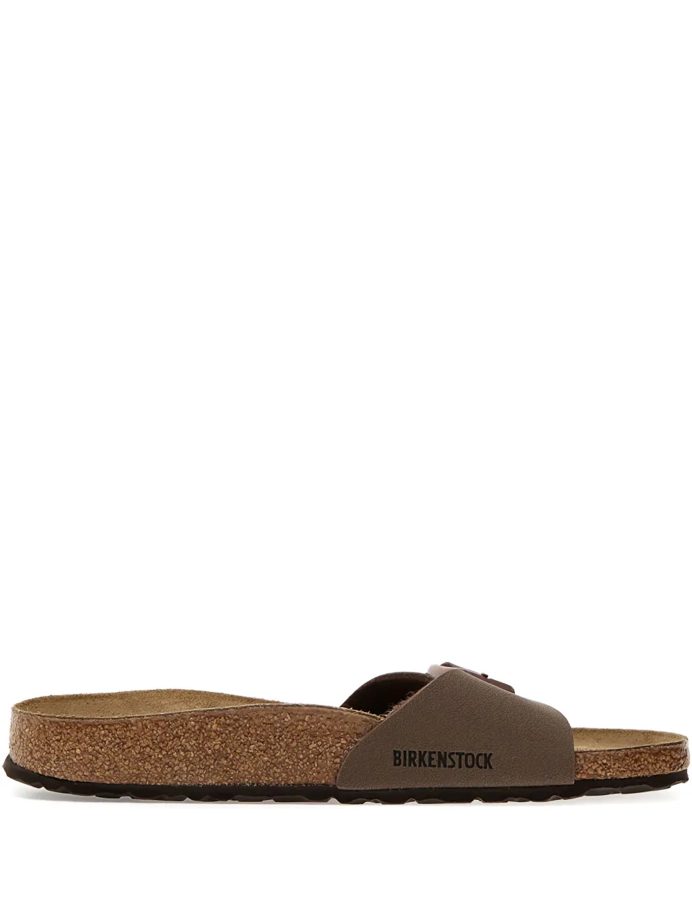 Birkenstock Madrid Birko-Flor nubuck sandalen Bruin