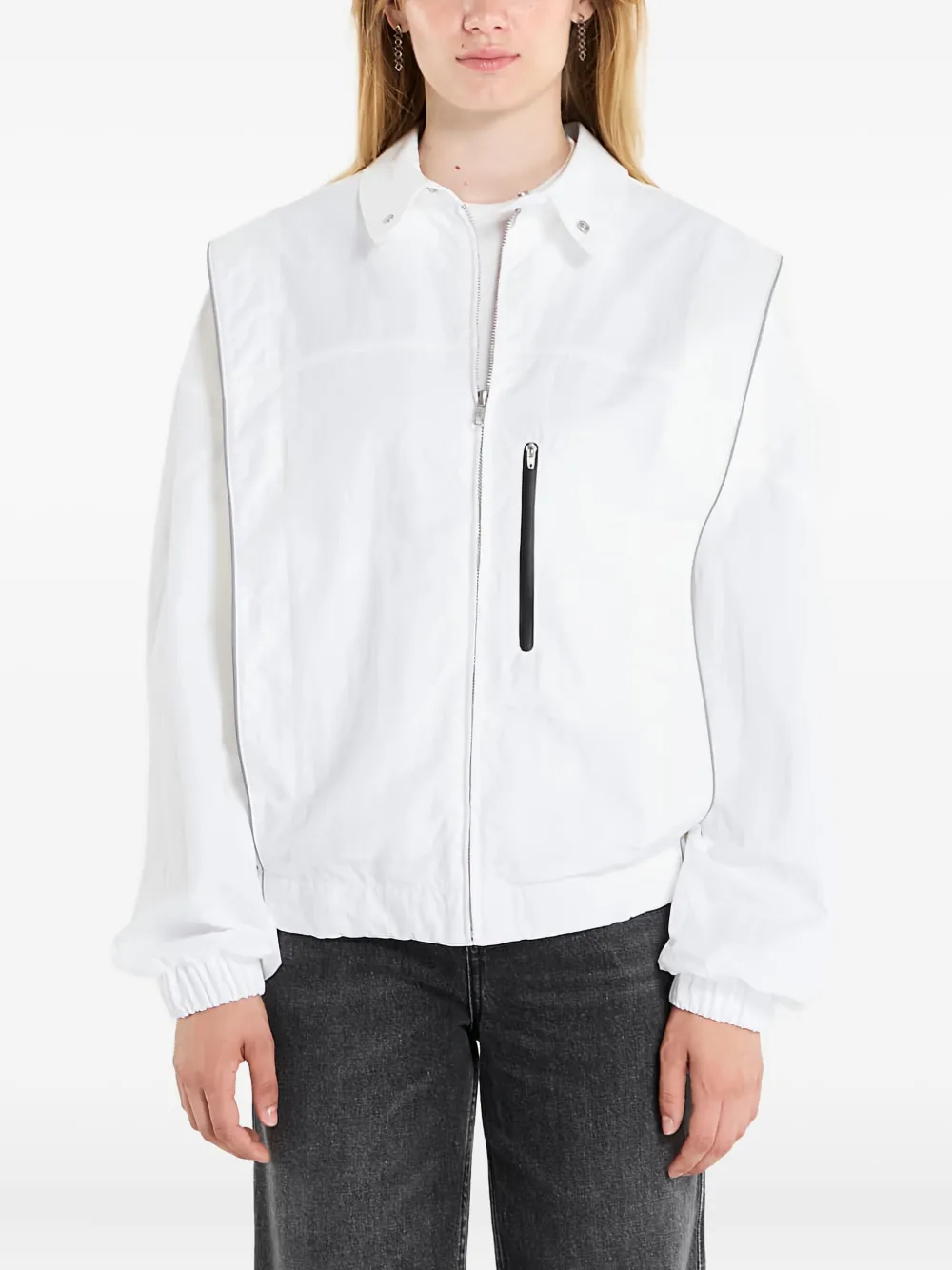 adidas veste Venice à fermeture zippée | blanc | Image 1