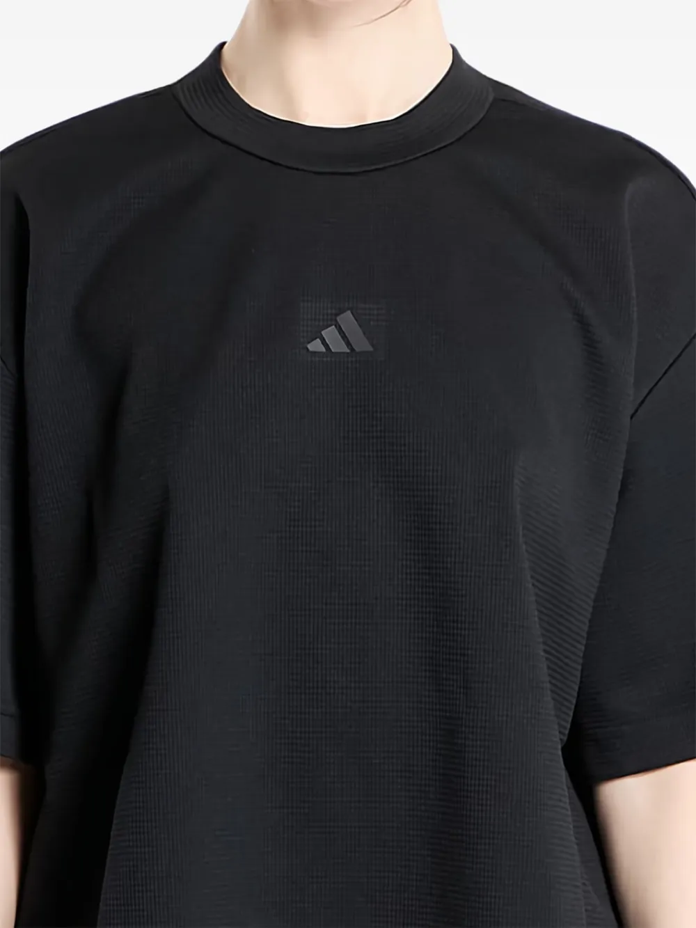adidas Yoga Motion Waffle T-shirt Zwart