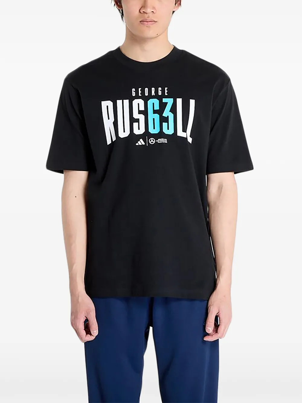 adidas x Mercedes-AMG Petronas Formula One Team T-shirt George Russell - Nero