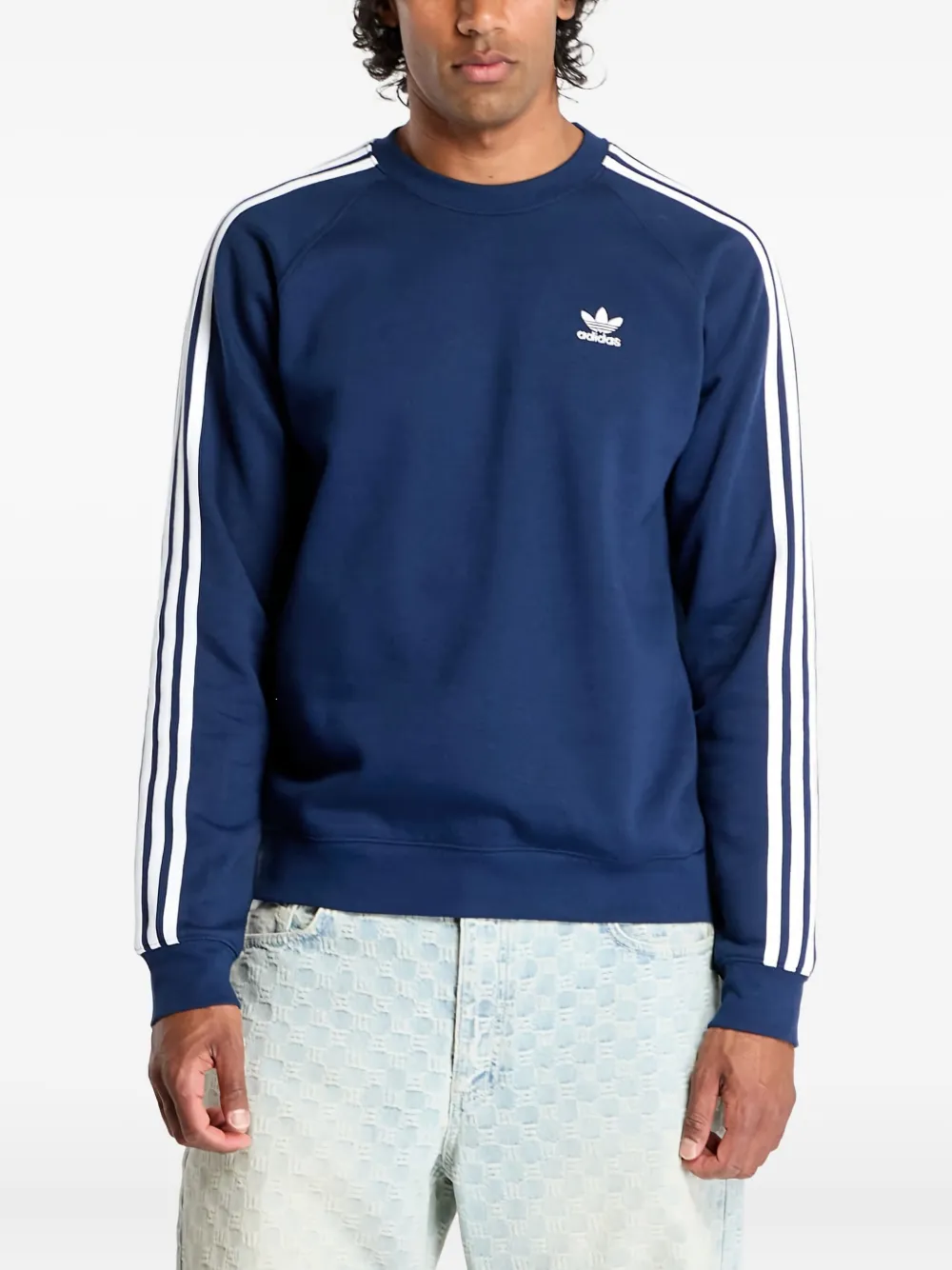 adidas pull à détail logo | bleu | Image 1