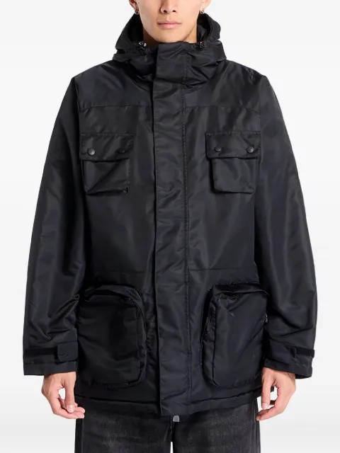 adidas pocket-detail hooded jacket
