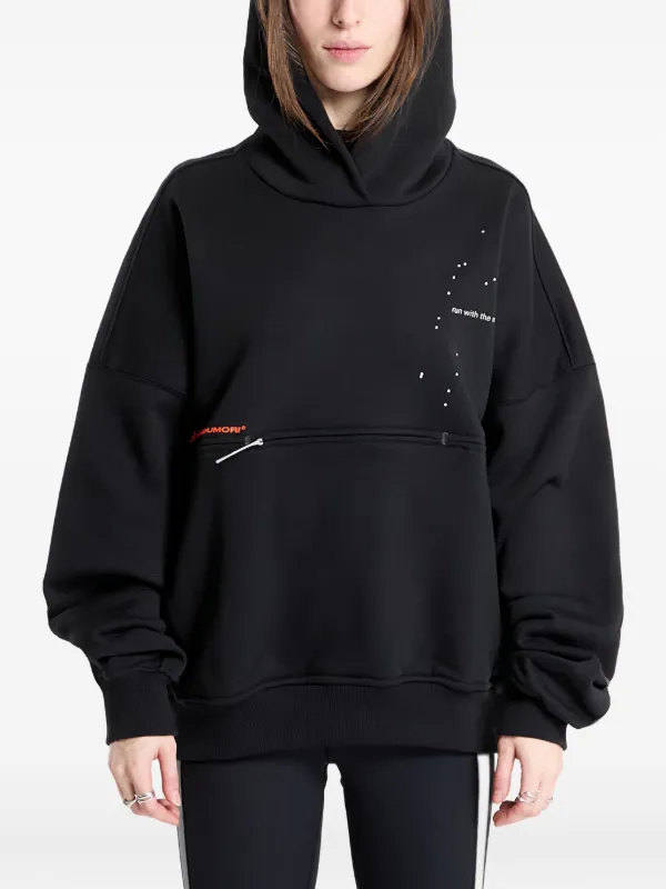 即完品　Sサイズ　Kouga hodie Adidas x Hermanos Koumori zip-pocket Hoodie | Black | FARFETCH