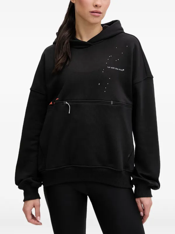 Adidas x Hermanos Koumori ジップポケット パーカー | ブラック
