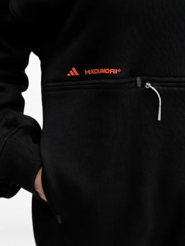 Adidas x Hermanos Koumori logo-detail Hoodie | Black | FARFETCH