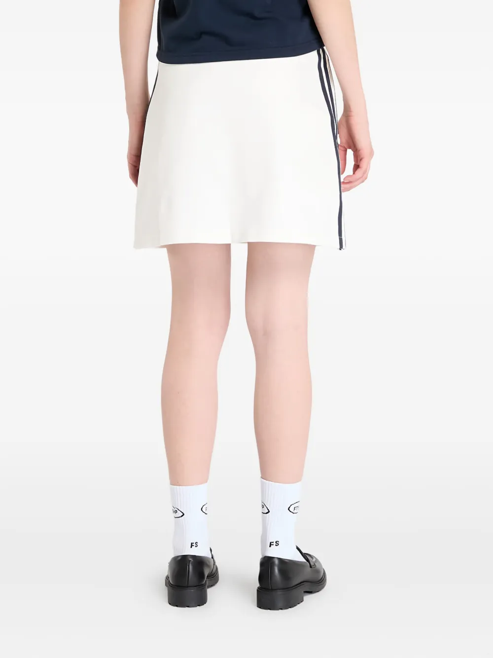 Adidas Originals X Sporty And Rich Stripe-detail Skort In White