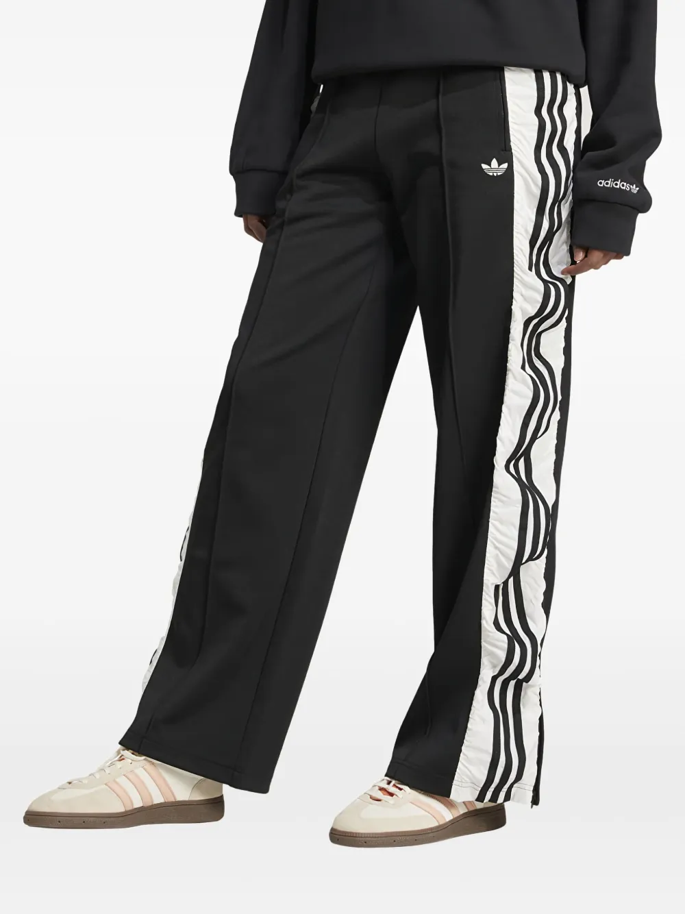 adidas stripe-detail track pant | Black | Image 1