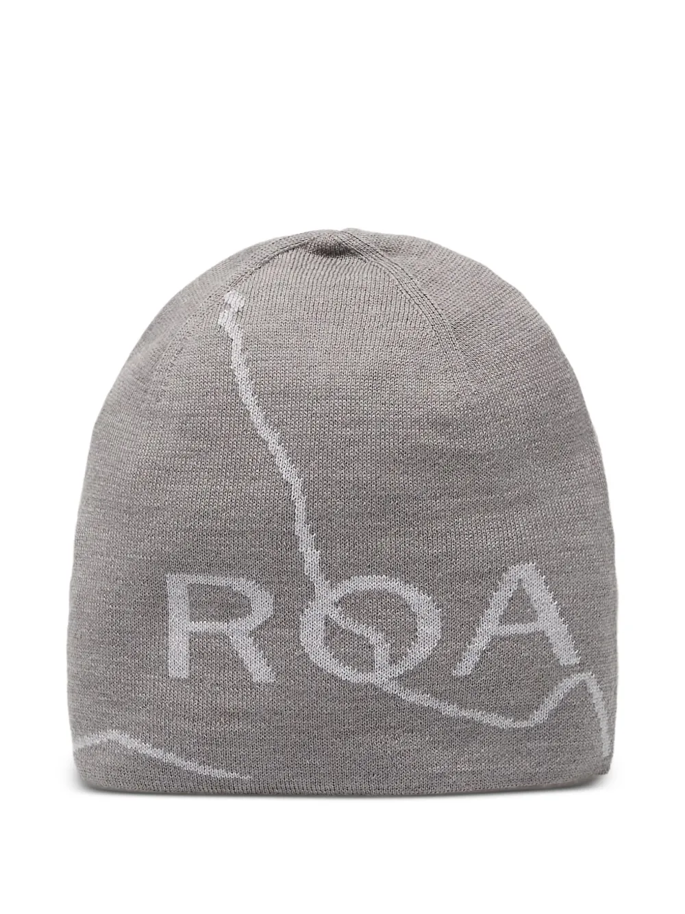 ROA Beanie mit Logo | Grau | Image 1