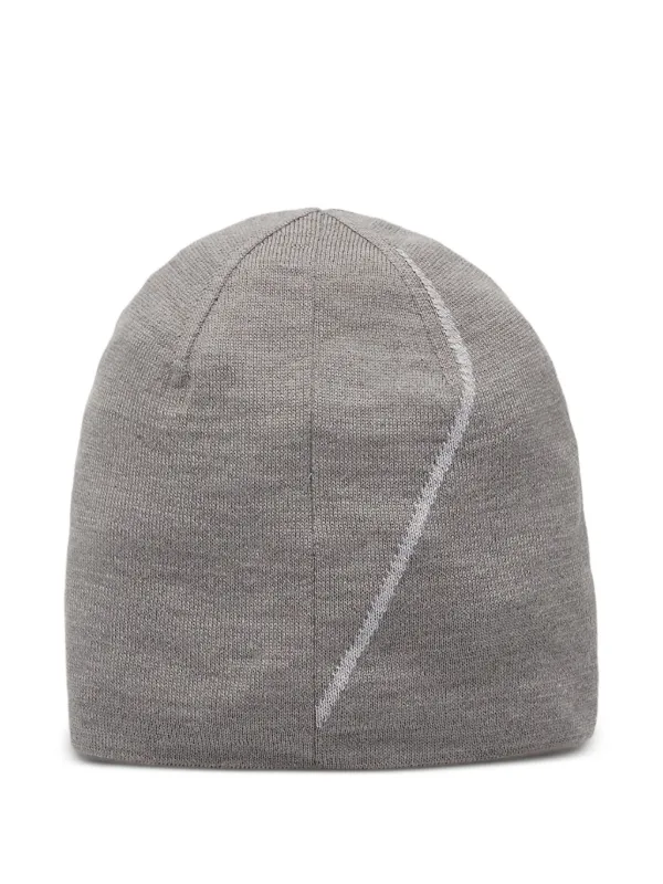 ROA logo-detail Wool Beanie Hat | Grey | FARFETCH BH