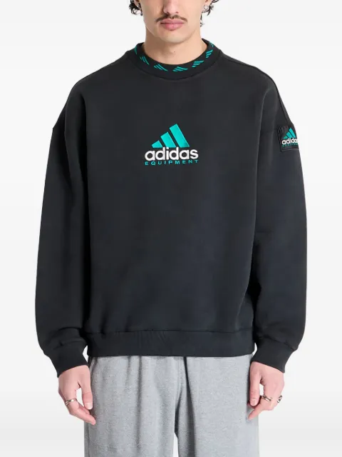 adidas logo-detail crew-neck sweatshirt