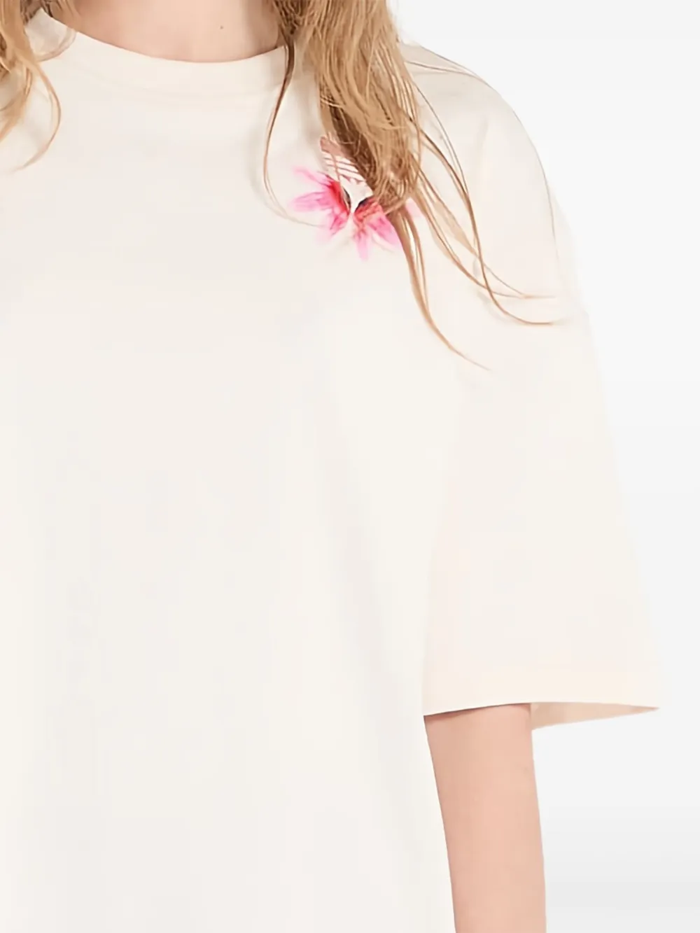 Adidas Originals Summer Glow T-shirt In Neutral