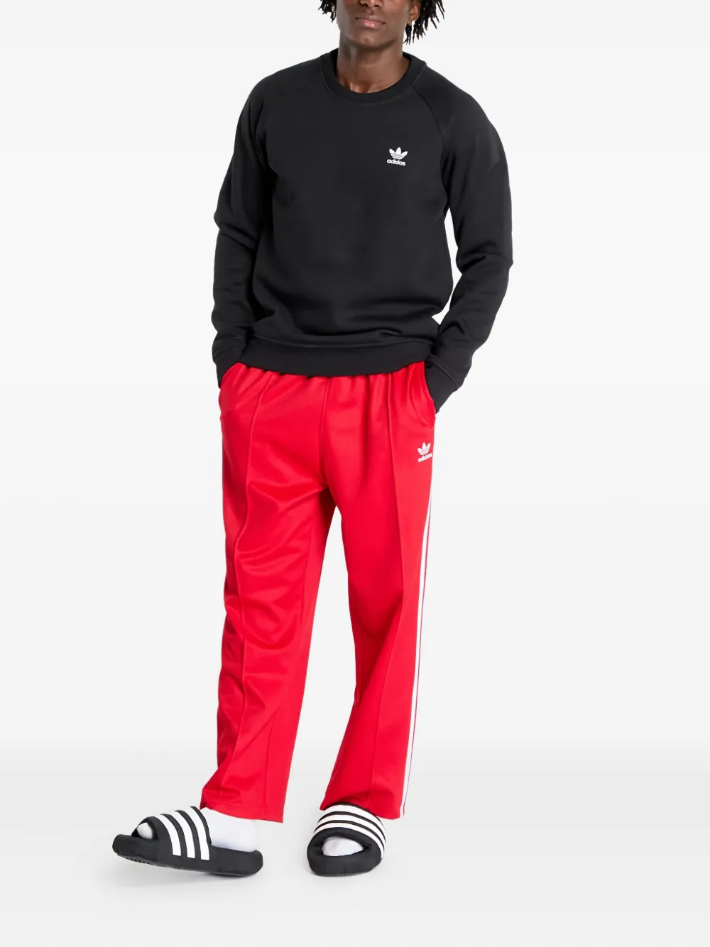 Adidas Adicolor Baggy trainingsbroek - Rood
