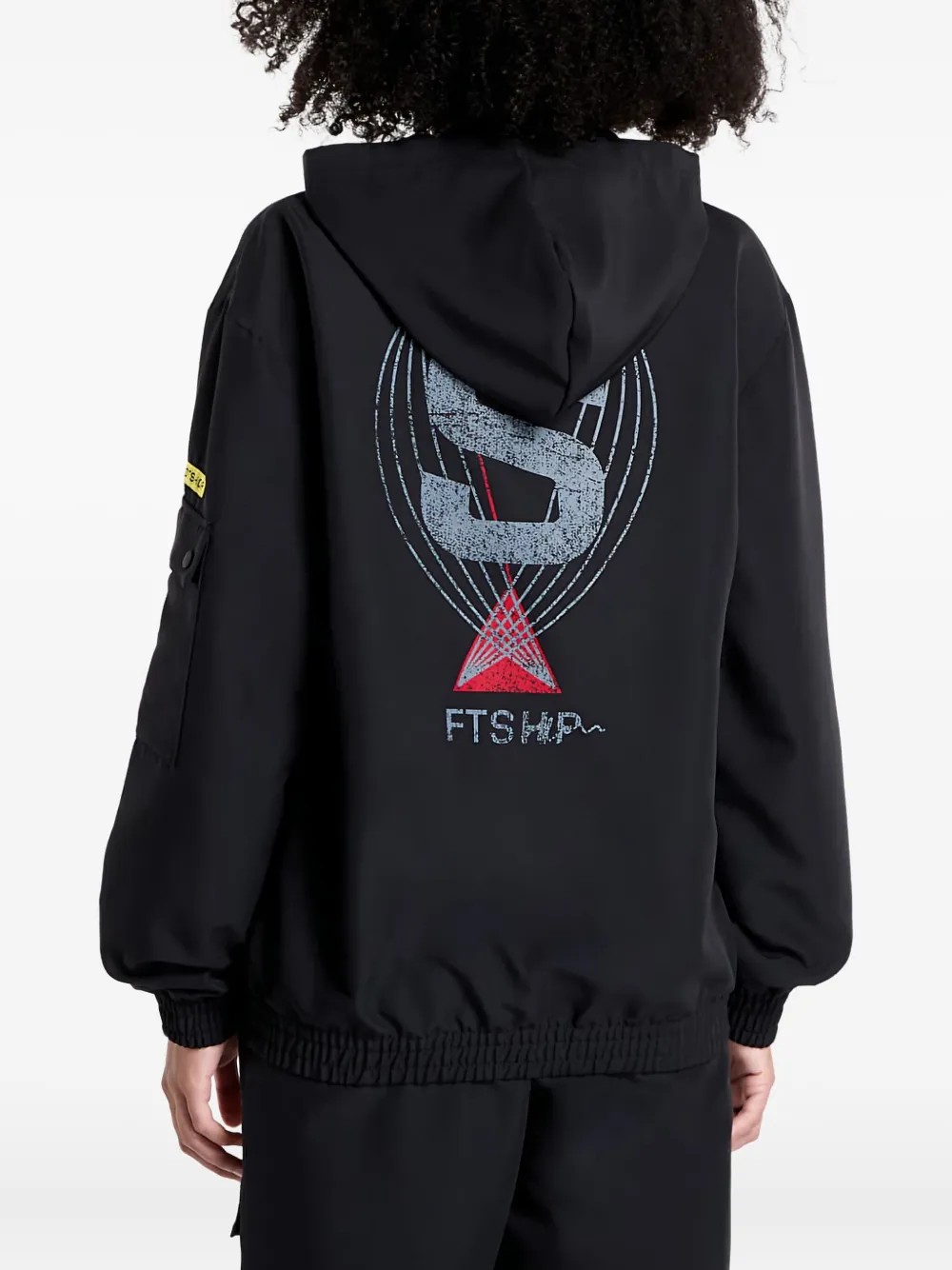 Adidas Originals X Footshop X Sparta Logo-detaile Jacket In Black