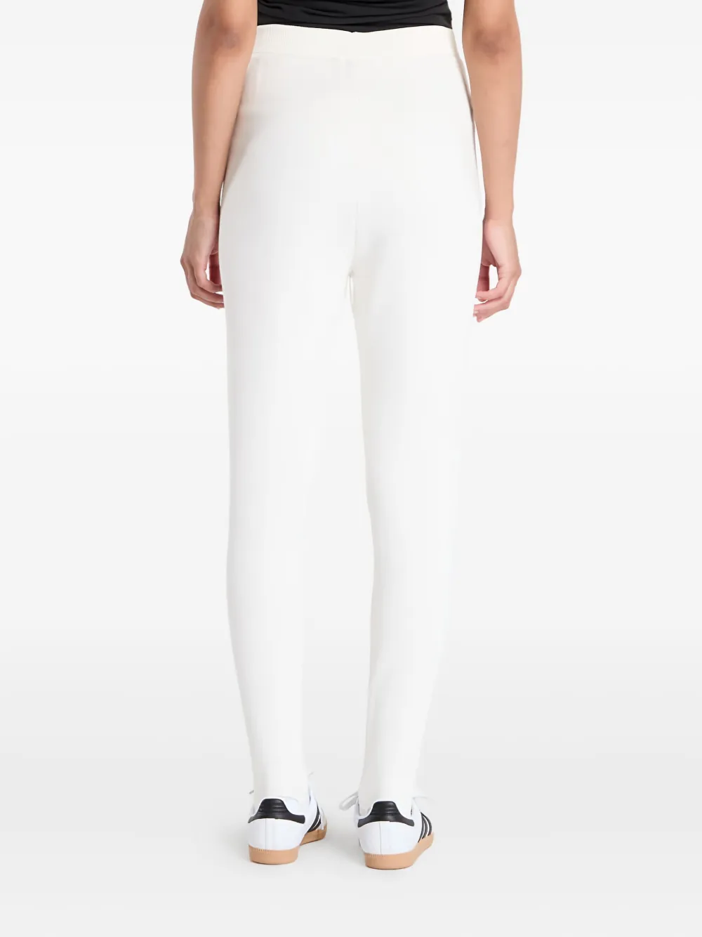 Adidas Originals Logo-detail Track Pants In White