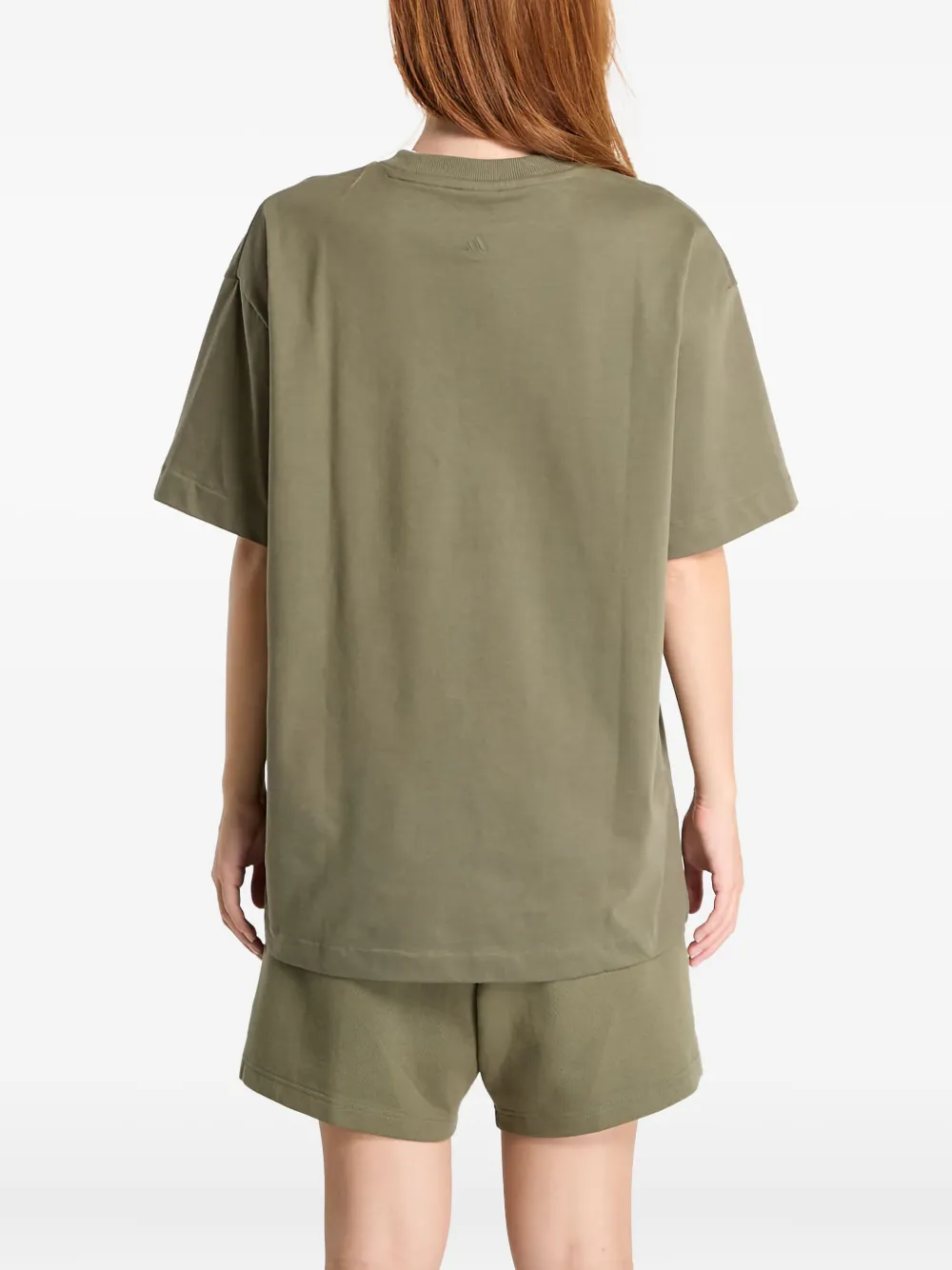 Adidas Originals Basketball Logo T-shirt In Green