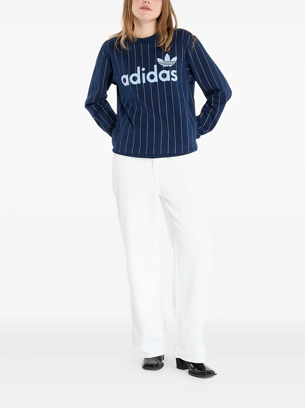 adidas sudadera con estampado gráfico y rayas diplomáticas estampadas | Sudaderas | Image 2
